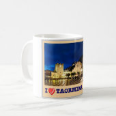 Italien - Sizilien - Taormina - I Liebe - Kaffeetasse (Vorderseite Links)