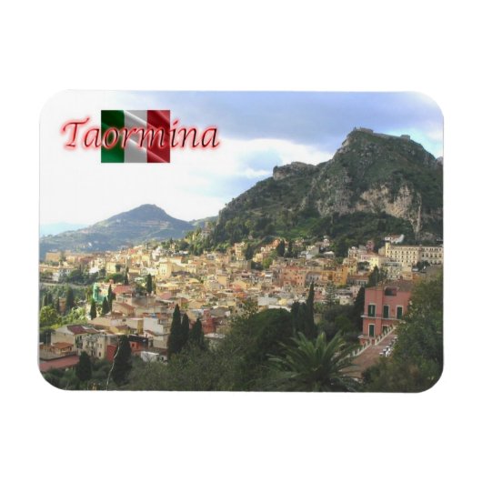 Italien - Sizilien - Taormina - Magnet (Horizontal)