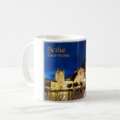 Italien - Sizilien - Taormina Nachts - Kaffeetasse (Vorderseite Links)