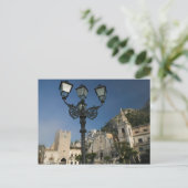 ITALIEN, Sizilien, TAORMINA: Piazza iX Aprile, San Postkarte (Stehend Vorderseite)