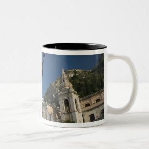 ITALIEN, Sizilien, TAORMINA: Piazza iX Aprile, San Zweifarbige Tasse