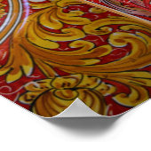 Italien, Sizilien, Taormina. Traditionell 2 Poster (Ecke)