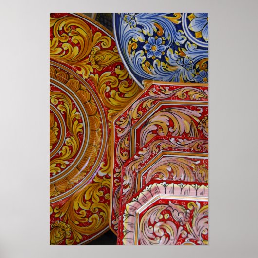 Italien, Sizilien, Taormina. Traditionell 2 Poster (Vorne)