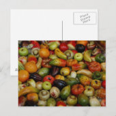 Italien, Sizilien, Taormina. Traditionell 3 Postkarte (Vorne/Hinten)