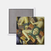 Italien, Sizilien, Taormina. Traditionell 9 Magnet (Vorderseite/Rückseite)