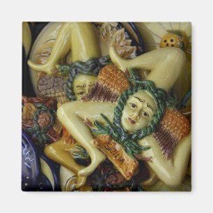 Italien, Sizilien, Taormina. Traditionell 9 Magnet