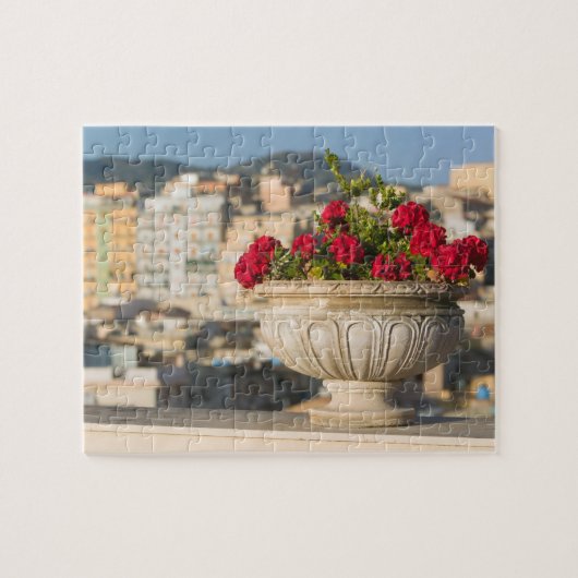 Italien, Sizilien, Termini Imerese, View & Blume Puzzle (Horizontal)