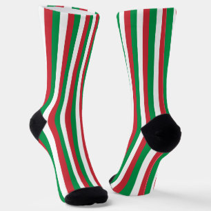 Italien Socken, patriotische italienische Flaggenm Socken