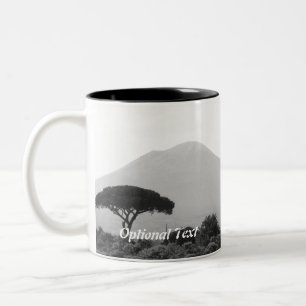 Italien Souvenir aus dem Vulkan Vesuv Zweifarbige Tasse