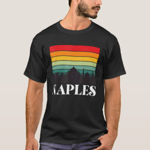 Italien Souvenir Neapel Skyline Italienische Zuhau T-Shirt