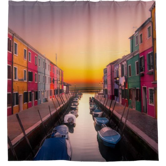 Italien Stadtbild Duschvorhang (Vorderseite)
