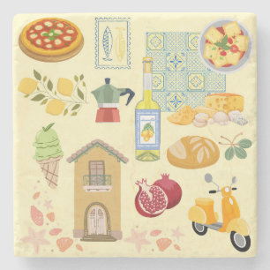 Italien Steinuntersetzer