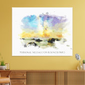 *~ Italien. Strand Spiaggia delle cannelle AP12 Leinwanddruck (Insitu (Wohnzimmer))