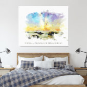 *~ Italien. Strand Spiaggia delle cannelle AP12 Leinwanddruck (Insitu (Schlafzimmer))