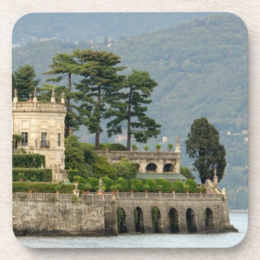 Italien, Stresa, Lago Maggiore, Isola Bella 2 Getränkeuntersetzer (Vorderseite)