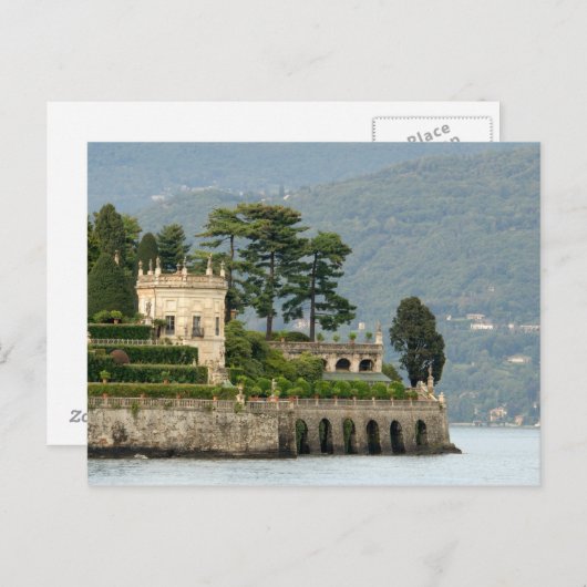 Italien, Stresa, Lago Maggiore, Isola Bella 2 Postkarte (Vorne/Hinten)