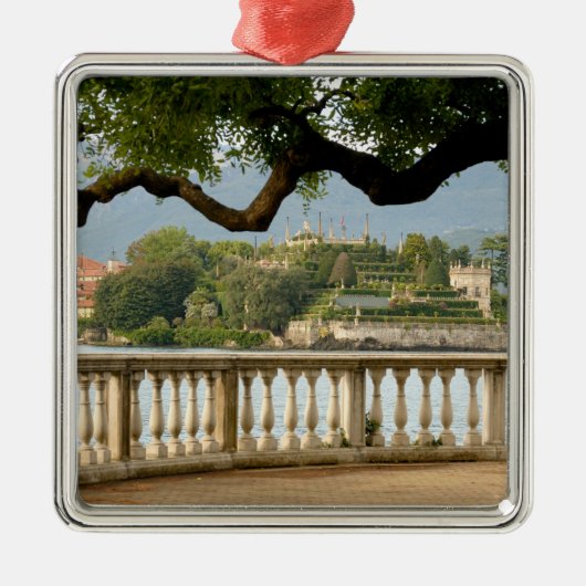 Italien, Stresa, Lago Maggiore, Isola Bella Silbernes Ornament (Vorne)