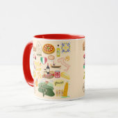 Italien Symbole für Reisende Tasse (Vorderseite Links)