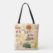 Italien-Symbole Tasche (Rückseite)