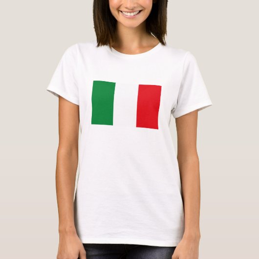 Italien T - Shirt für Flaggen (Vorderseite)