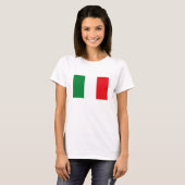 Italien T - Shirt für Flaggen (Vorne ganz)