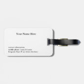 Italien-Taschen-Umbau Gepäckanhänger (Rückseite horizontal)