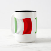 Italien Tasse der Flagge (Vorderseite Links)