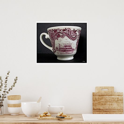 Italien Tea Cup Poster (Küche)