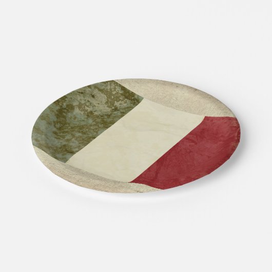 Italien Teller auf Papier (Schrägansicht)