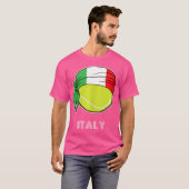 Italien Tennis Italienisch Players Italien Tennis T-Shirt (Vorne ganz)