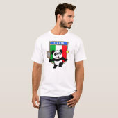 Italien Tennis Panda T-Shirt (Vorne ganz)