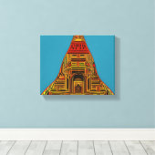 Italien Torino Mole Antonelliana Pop Art Art Leinwanddruck (Insitu (Holzboden))