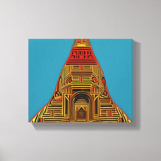 Italien Torino Mole Antonelliana Pop Art Art Leinwanddruck (Vorderseite)