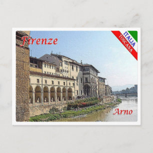 Italien - Toskana - Florenz - Arno - Postkarte