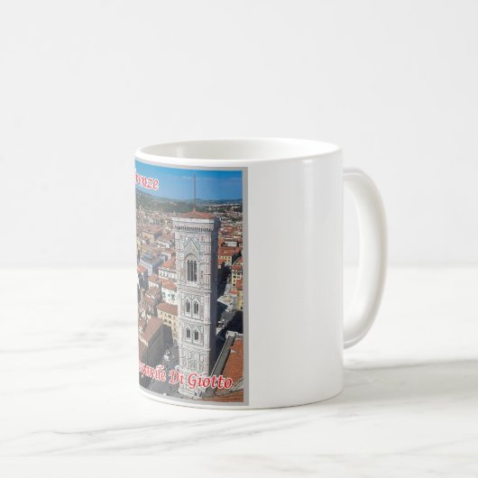 Italien - Toskana - Florenz - Glockenturm Giotto - Kaffeetasse (VorderseiteRechts)