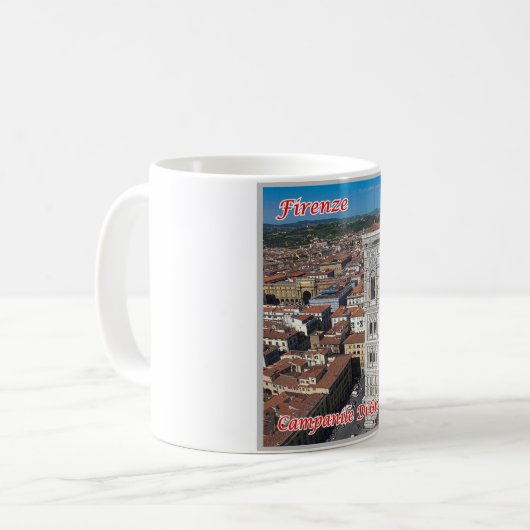 Italien - Toskana - Florenz - Glockenturm Giotto - Kaffeetasse (Vorderseite Links)