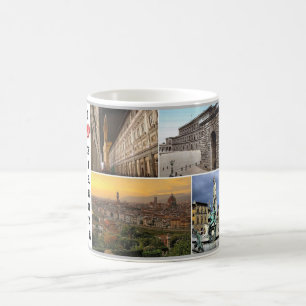 Italien - Toskana - Florenz - Mosaik - Kaffeetasse