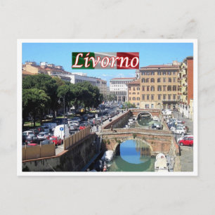 Italien - Toskana - Livorno - Scali delle Pietre - Postkarte