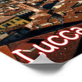 Italien - Toskana - Lucca - Poster (Ecke)