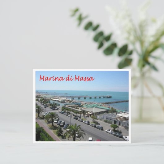 Italien - Toskana - Marina di Massa - Postkarte (Stehend Vorderseite)