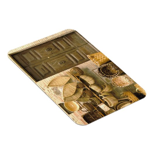 Italien, Toskana, Montalcino. Korb Magnet (Rechte Seite)