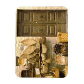 Italien, Toskana, Montalcino. Korb Magnet (Vertikal)