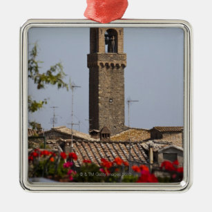 Italien. Toskana. Montalcino Ornament Aus Metall