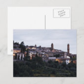 Italien, Toskana, Montalcino Postkarte (Vorne/Hinten)