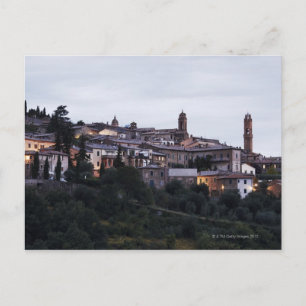 Italien, Toskana, Montalcino Postkarte