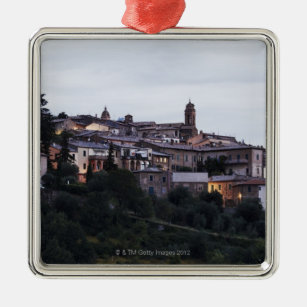 Italien, Toskana, Montalcino Silbernes Ornament