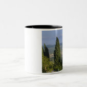 Italien, Toskana, Montepulciano. Ansicht der Zweifarbige Tasse (Mittel)
