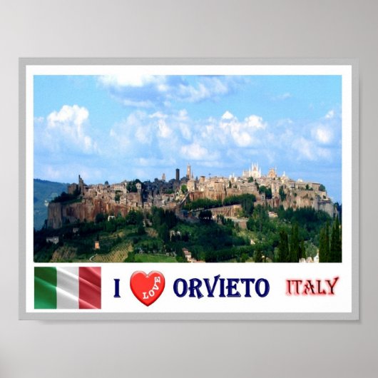 Italien - Toskana - Orvieto - Poster (Vorne)