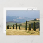 Italien. Toskana. Pienza. Postkarte (Vorne/Hinten)