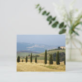 Italien. Toskana. Pienza. Postkarte (Stehend Vorderseite)